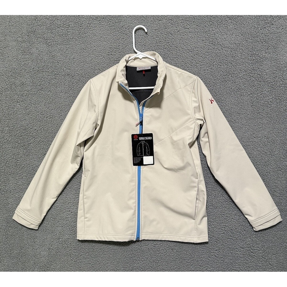 Killik Jacket Women's Large Beige Versa Full Zip Softshell Outdoor Hiking NEW